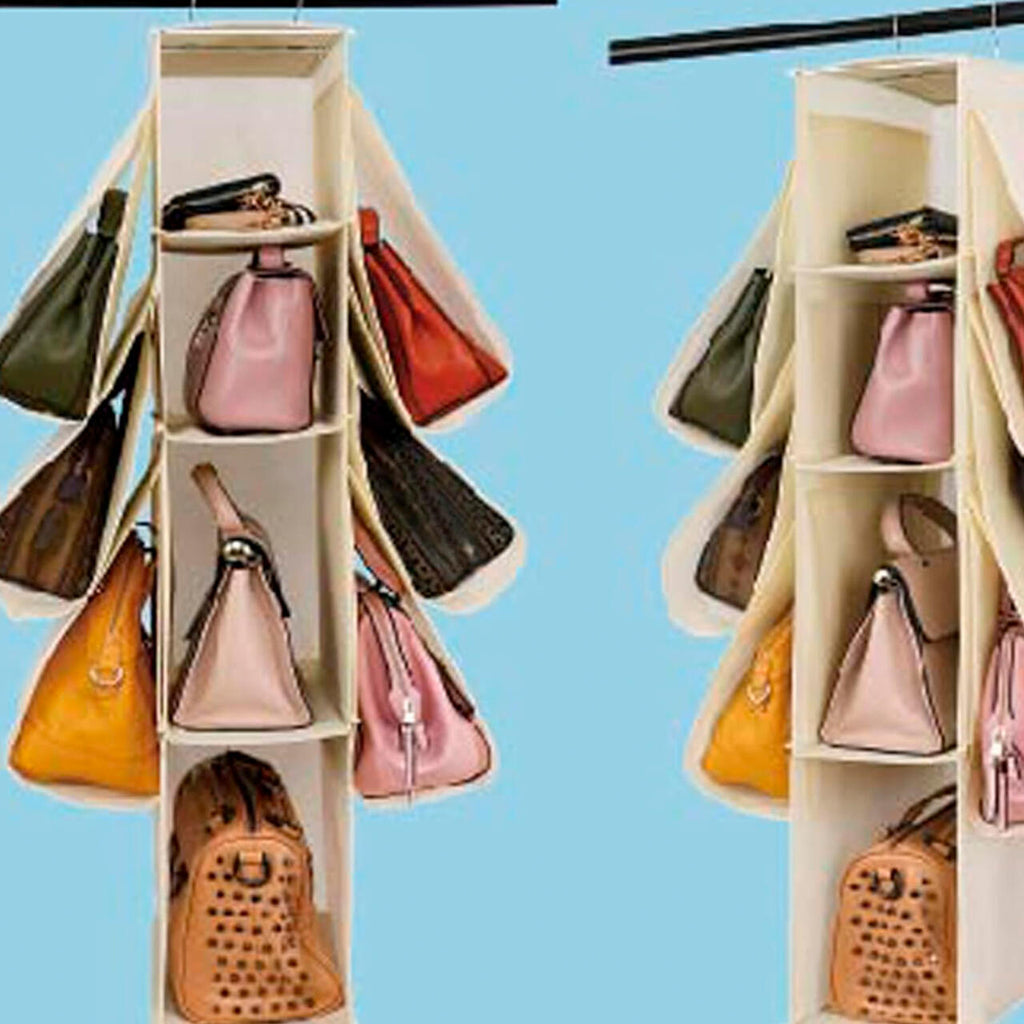 Organizador Colgante del Armario 10 Bolsos Ahorro De Espacio Plegable